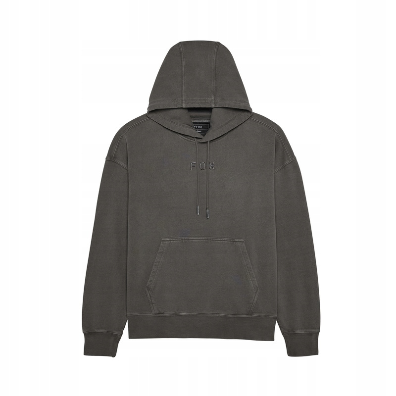 Mikina S Kapucňou Fox Wordmark Oversized Fleece Po Pewter S