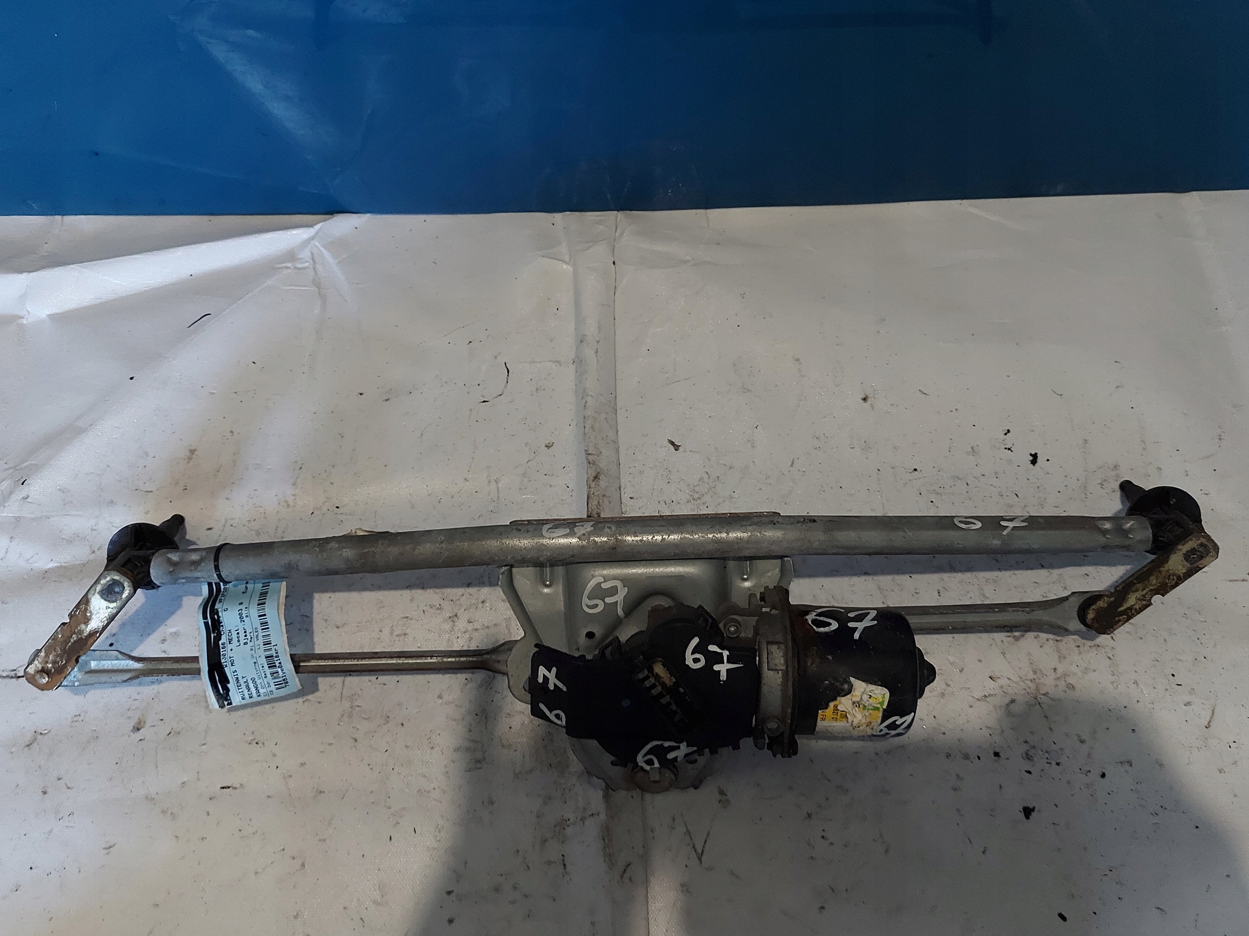 wiper mechanism KANGOO 2001 R 54115517 front