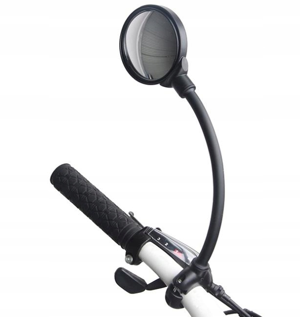 Lusterko Rowerowe na Kierownicę REGULOWANE 180° STOPNI 35 cm UNIWERSALNE