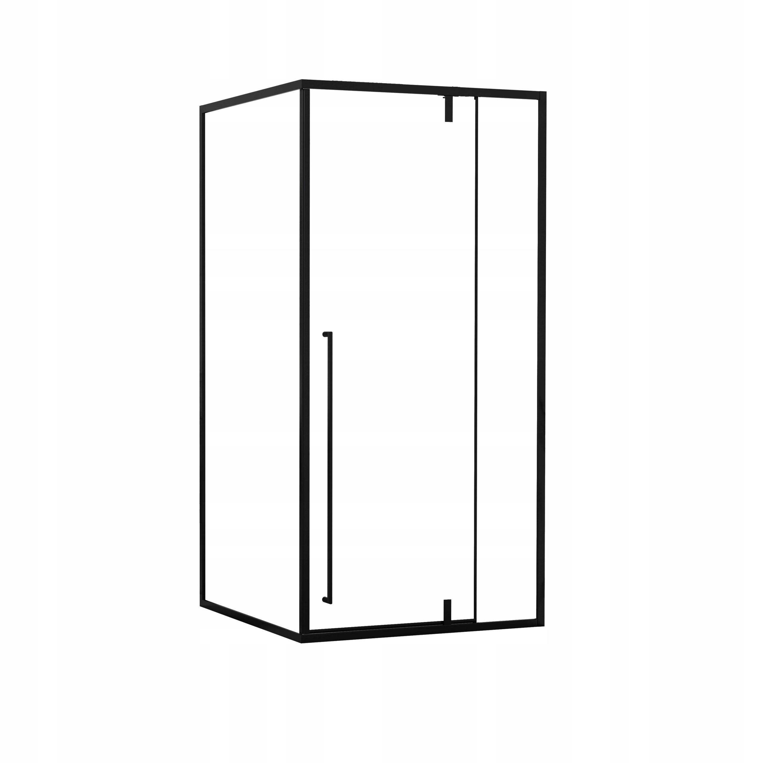 Černá Sprchový Kout 100x80x190 cm Loft Black Daro Indes Univerzální