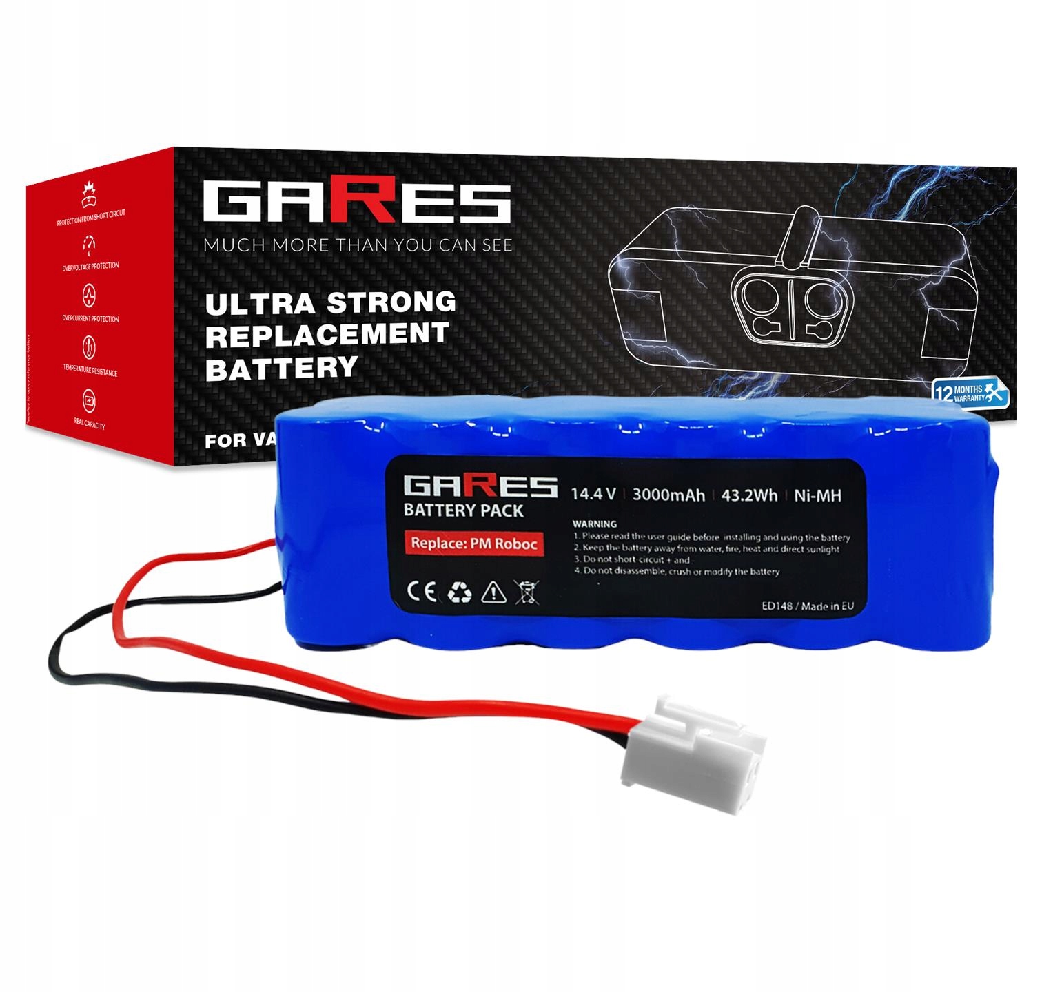 Baterie Akumulátor pro Powermed Robocop 14,4V 3,0Ah