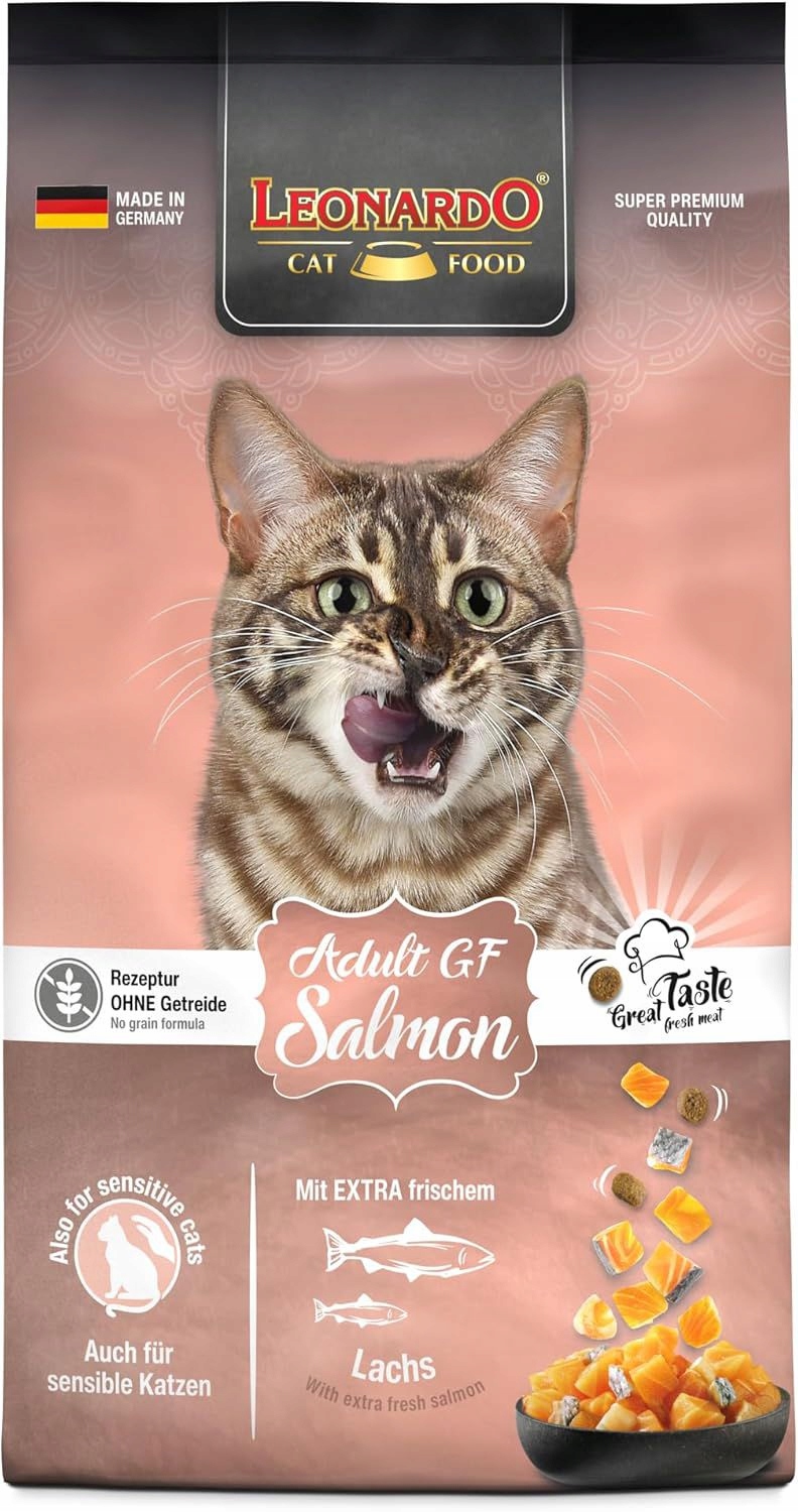 Levně Leonardo Dospělý Losos Bez Lepku 7,5 Kg