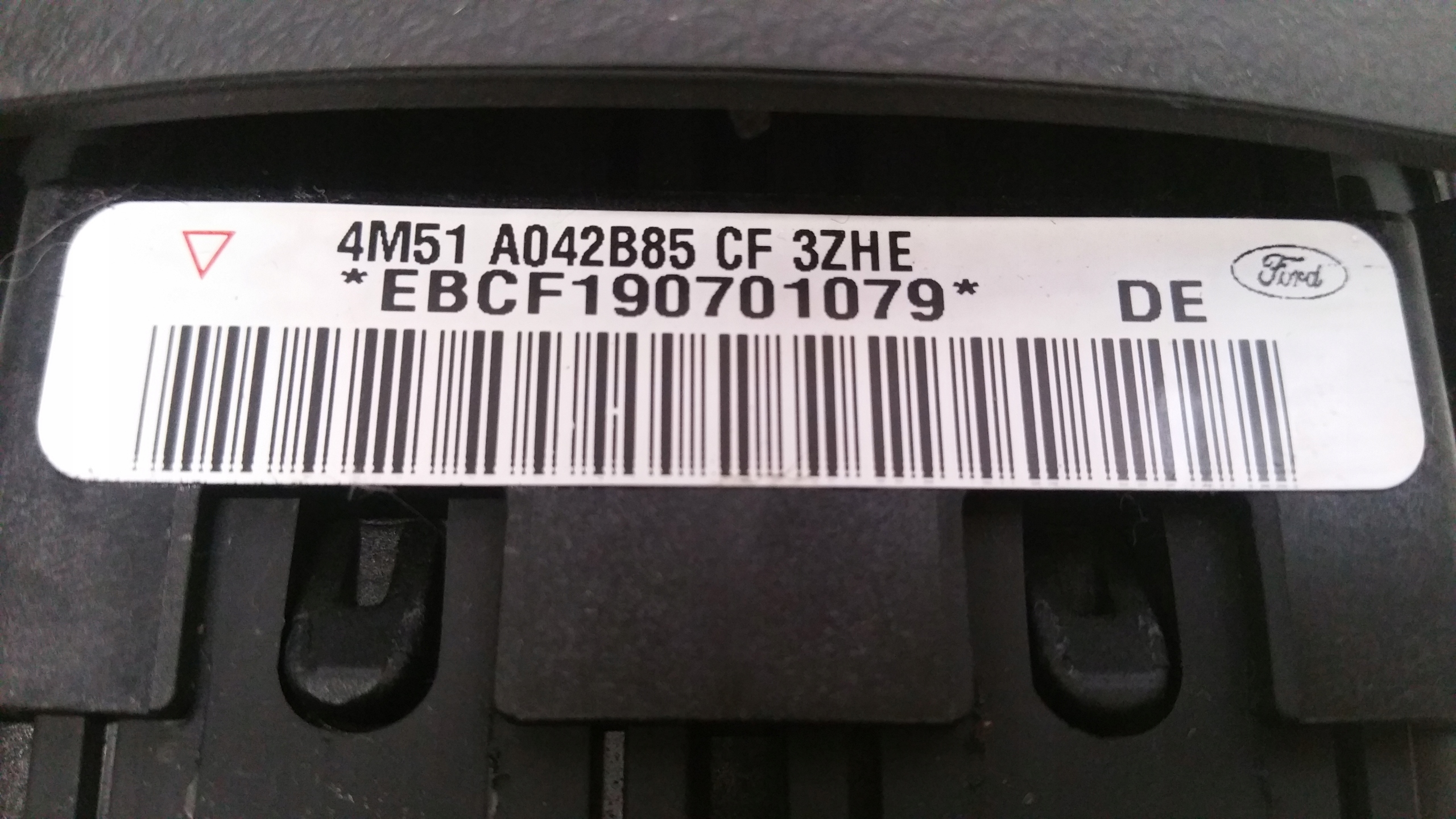 console airbags adjusters sensor Ford Focus II 2