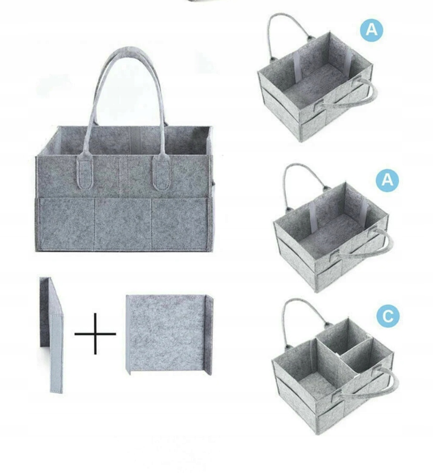 ORGANIZER TORBA MAMY DZIECKA FLICOWA FILC NA PIELUCHY WIELOFUNKCYJNA EAN (GTIN) 5905902400512