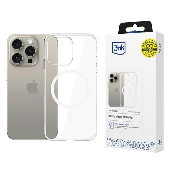 Obudowa 3MK do iPhone 15 Pro Max Clear MagCase przezroczysta