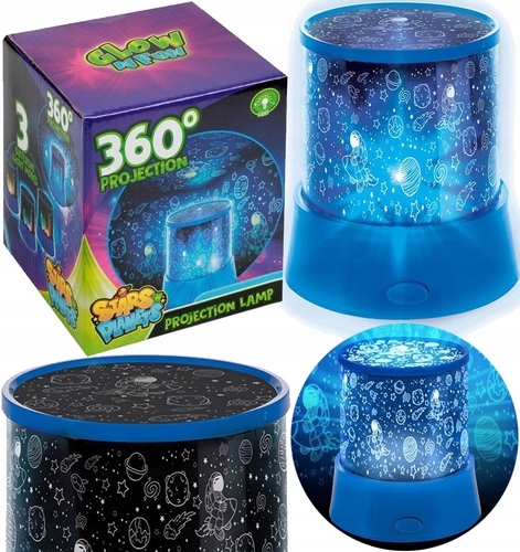 

Mała Lampka Nocna Kosmos Projektor Rzutnik 360