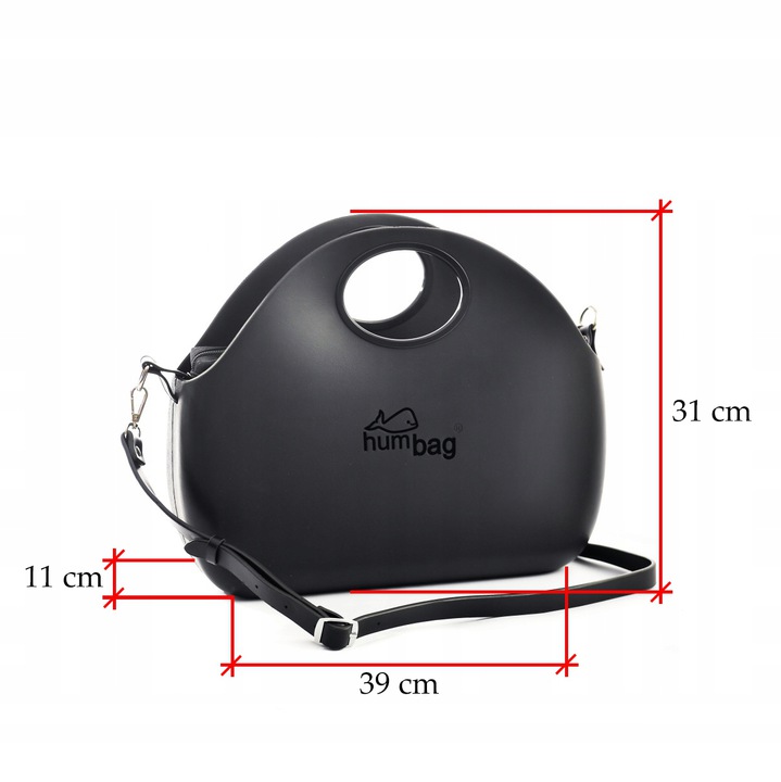 TOREBKA HUMBAG OBAG LUNA Pistacja KOMPLET Kolekcja LUNA