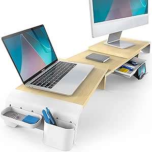 Podstavec Na Monitor Fenge G04B1101C, Dvojitý Stojan Na Monitory