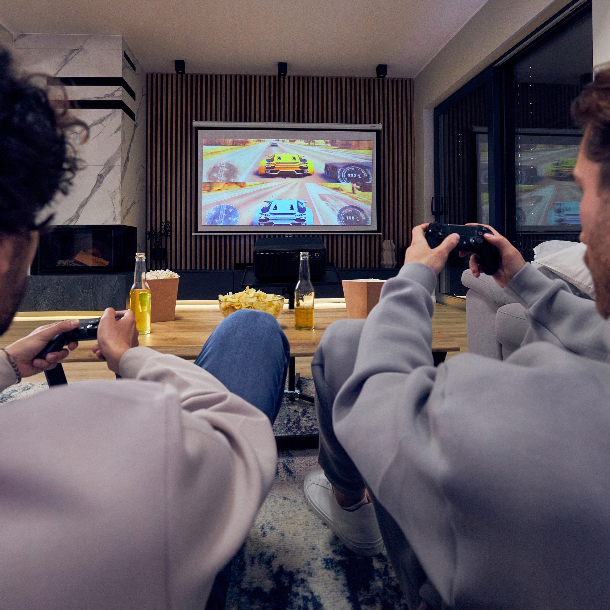 PROJEKTOR RZUTNIK FULL HD TV ZOOM ANDROID WiFi BLUETOOTH HDMI 16:9 1080p Rozdzielczość podstawowa (px) 1920 x 1080