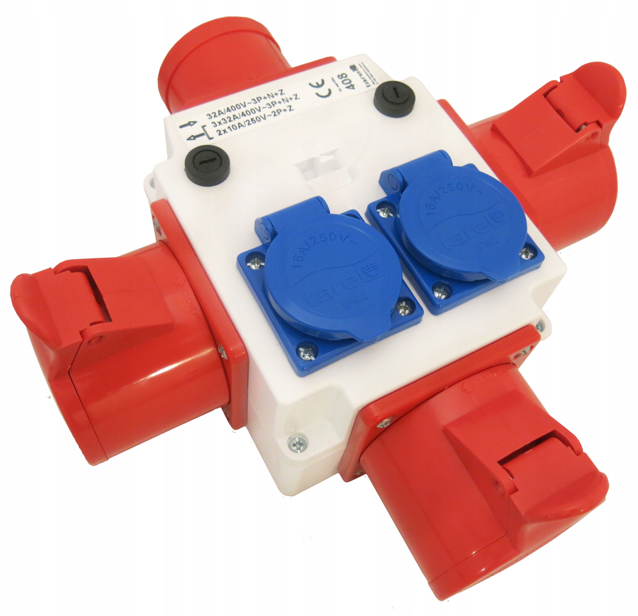 Rozbočovač silový rozbočovač 2x32a 16a 2x 230V