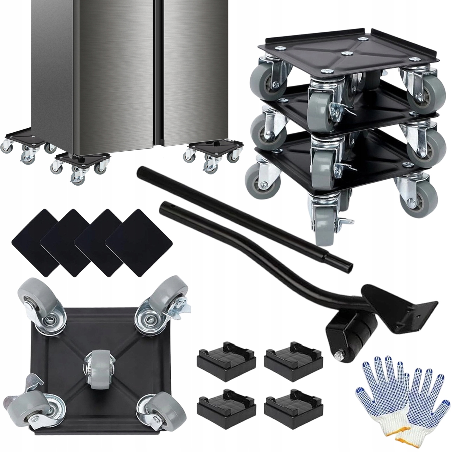 Rollery Pro Těžký Nábytek S Ocelovou Konstrukcí A Otáčením O 360 Stupňů