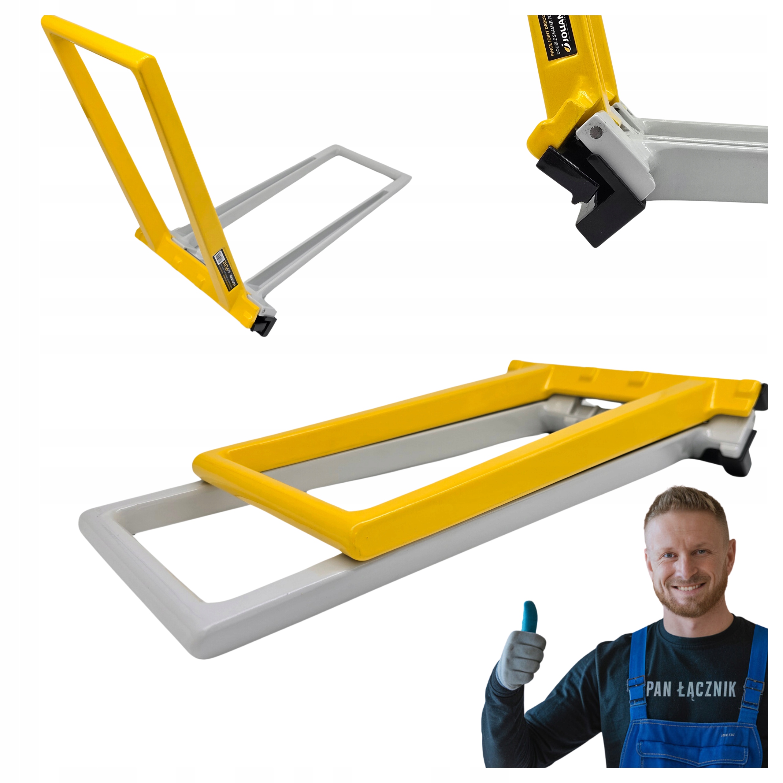 Dvojitý zavírač pro stojící trubku 250 mm PVC/hliník Zesílený korpus