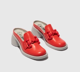 Fly London Nazouváky S Ozdobným Červeným Podpatkem 36 Jwa