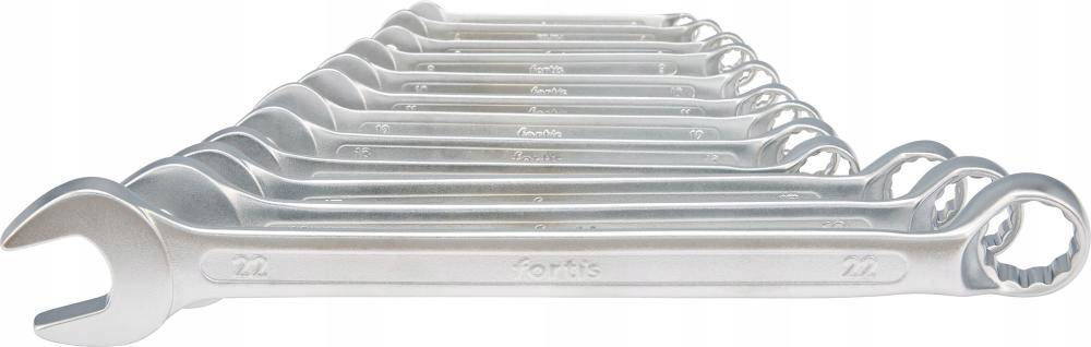 Sada očkoplochých klíčů 12 kusů 6-22 mm Fortis