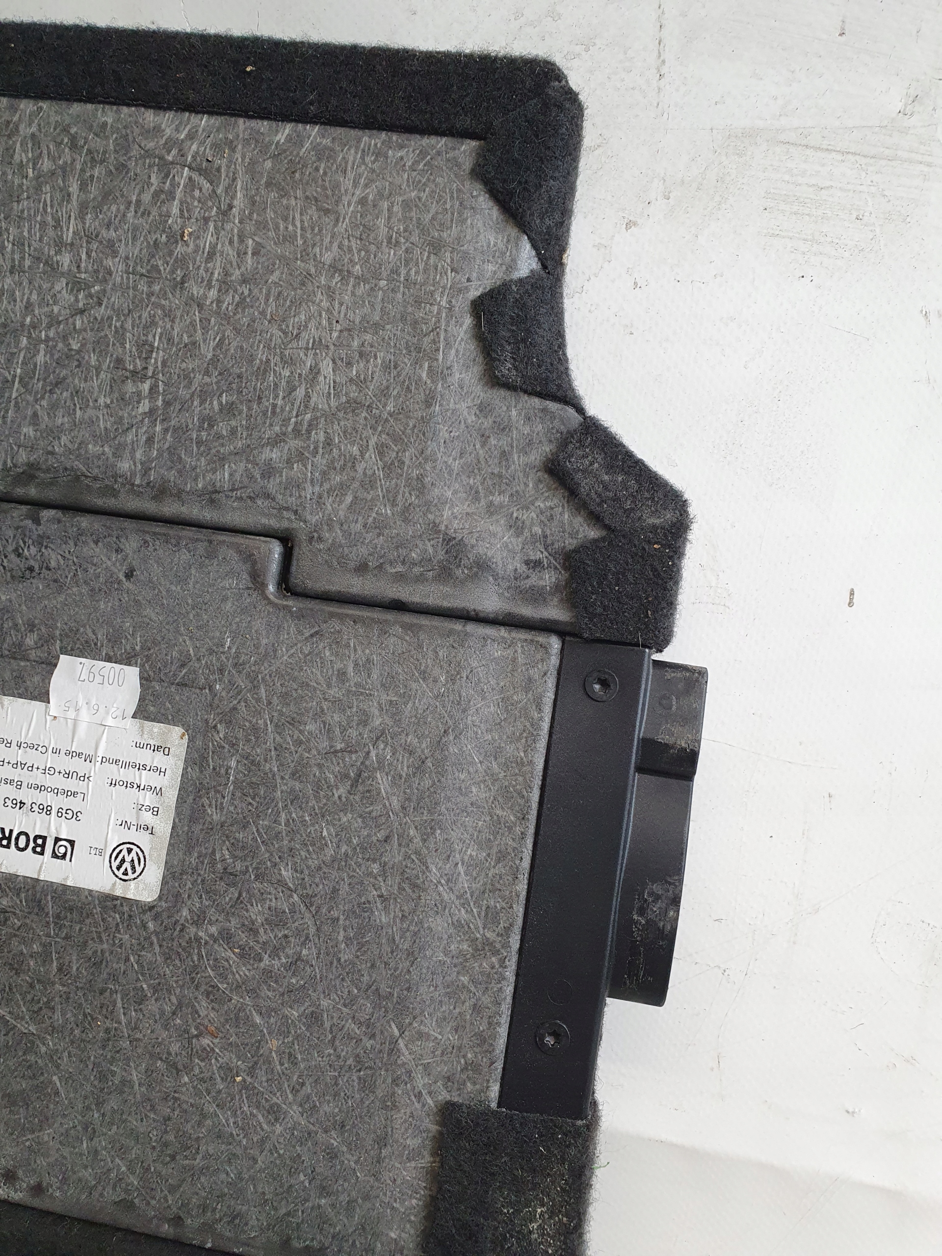 floor mats boot VOLKSWAGEN PASSAT B8 KOMBI 15r.