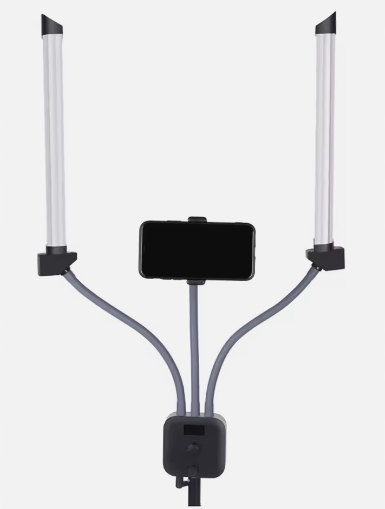 GIĘTA PODWÓJNA LAMPA KOSMETYCZNA 40W 3000K DO MAKIJAŻU DO RZĘS LED STATYW Marka inna marka