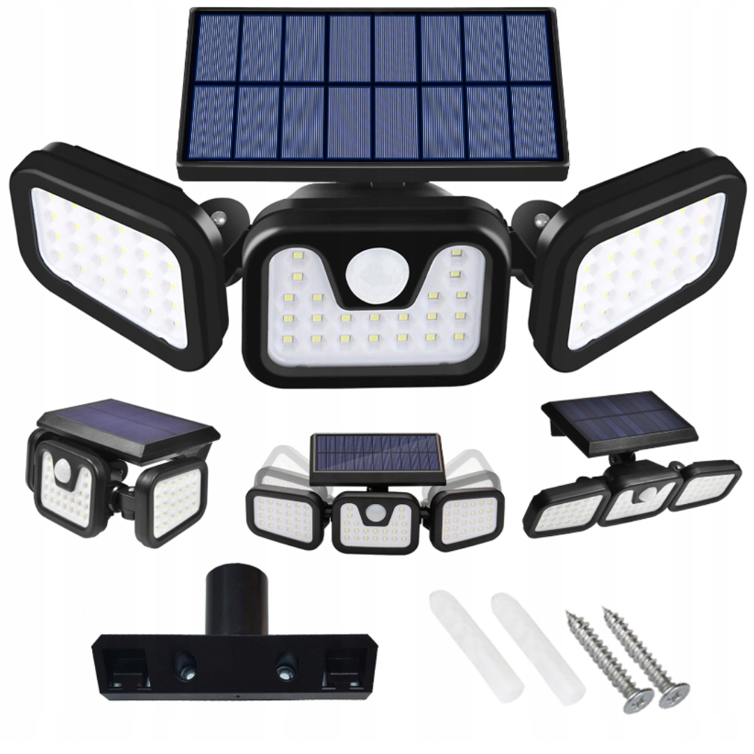 

Lampa Solarna Zewenętrzna Czujnik Ruchu Zmierzchu