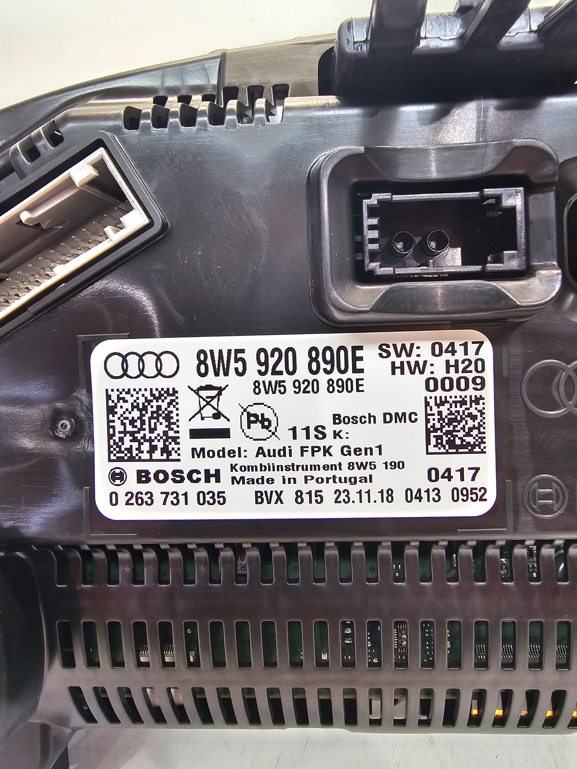 dials dials display AUDI Q5 FY A4 B9 A5 8W VIRTUAL 8W5920890E
