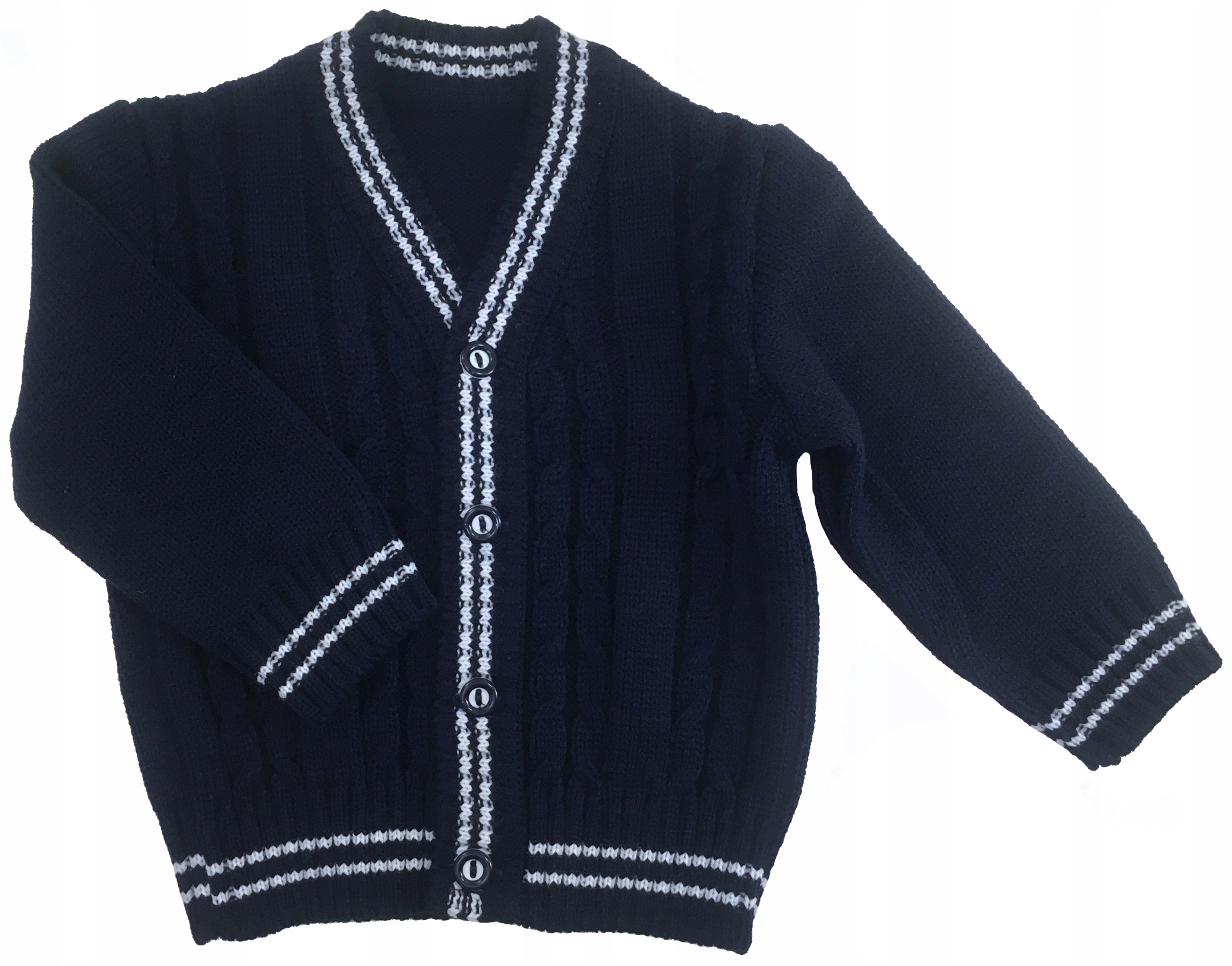 

Sweterek 92 cm sweter granatowy zapinany +18 m