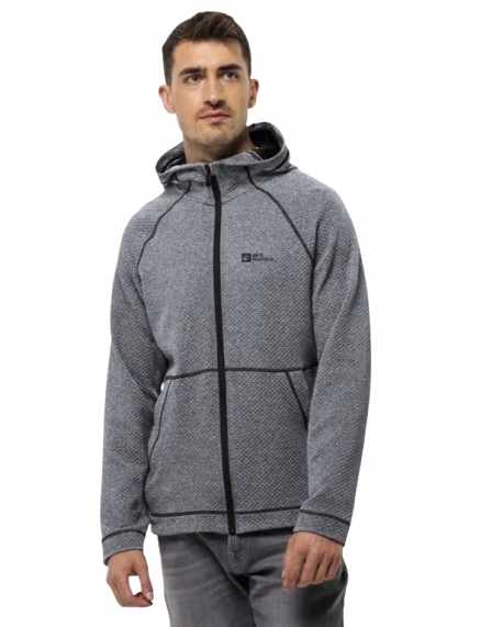 Jack Wolfskin Šedá Pánská Bunda S Kapucí A Prošíváním XXL Xqd