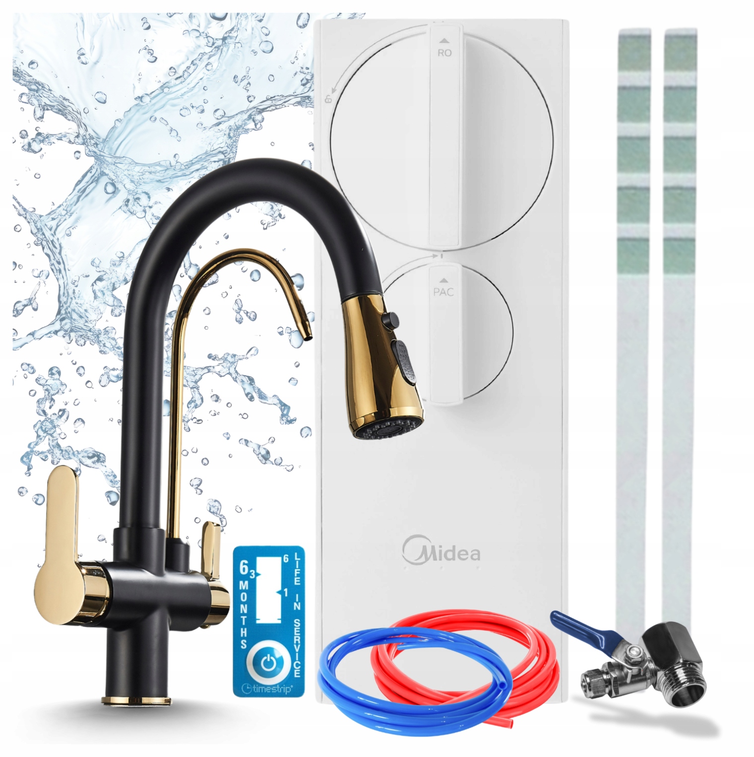 Kohútik Na Filter Vody Kuchynský Pzh A Filter Midea RO5 400GPD Reverzná Osmóza