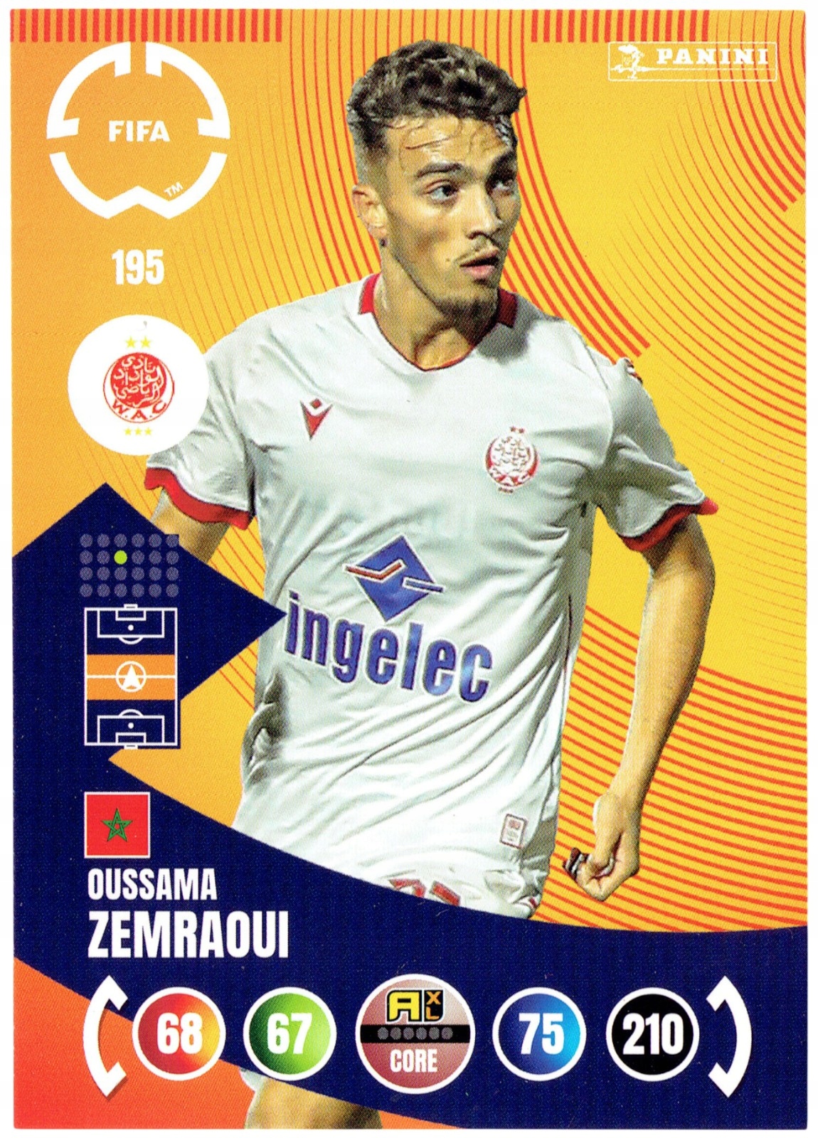 Fifa Club World Cup 2025 Core Team Mate 195 Oussama Zemraoui Wydad