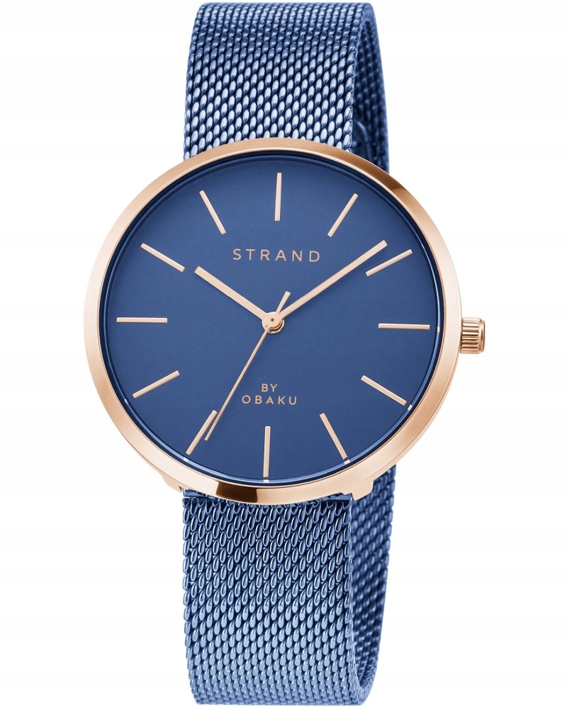 Nové Originální dámské hodinky Japonský mechanismus Strand by Obaku mesh