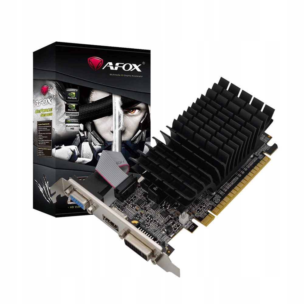 

Karta Graficzna Afox GeForce GT210 1GB Hdmi DVI