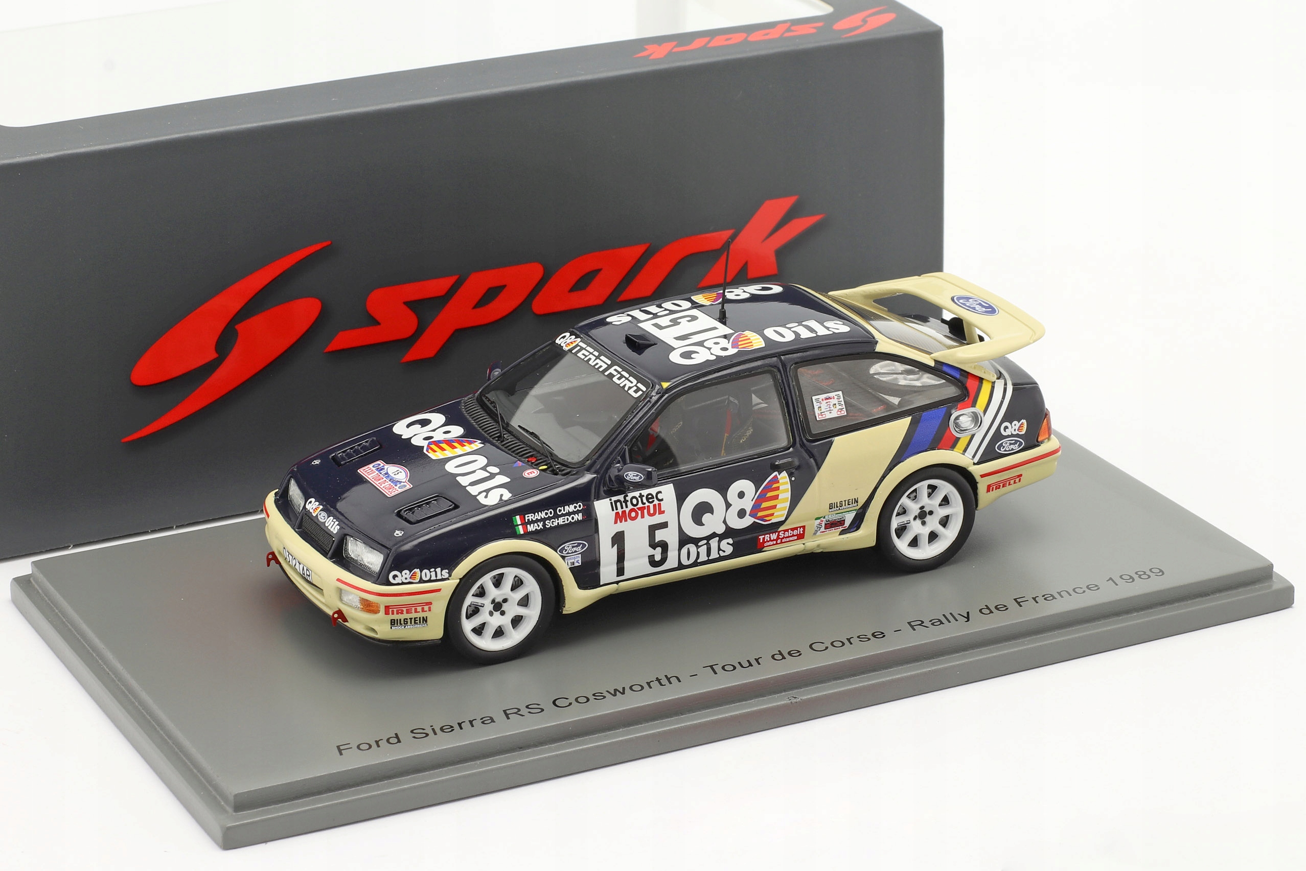 Spark Ford Sierra Rs G.Cunico Tour de Corse 1989 1:43