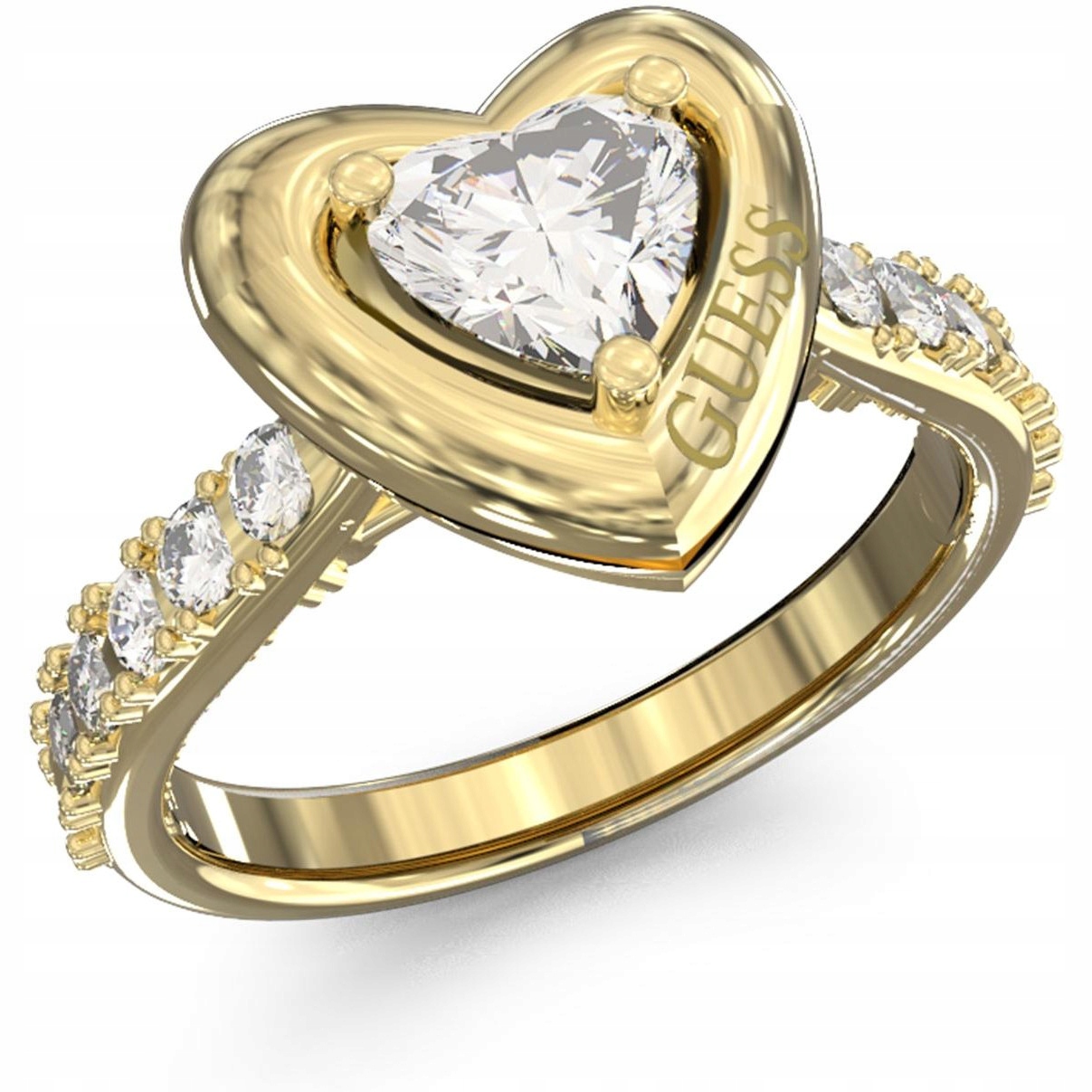 Prstýnek Guess srdce R-16