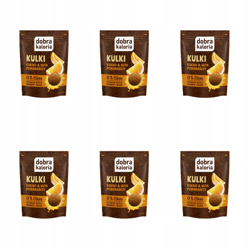 dobra kaloria Kakaové kuličky & pomerančová příchuť 65 g X6