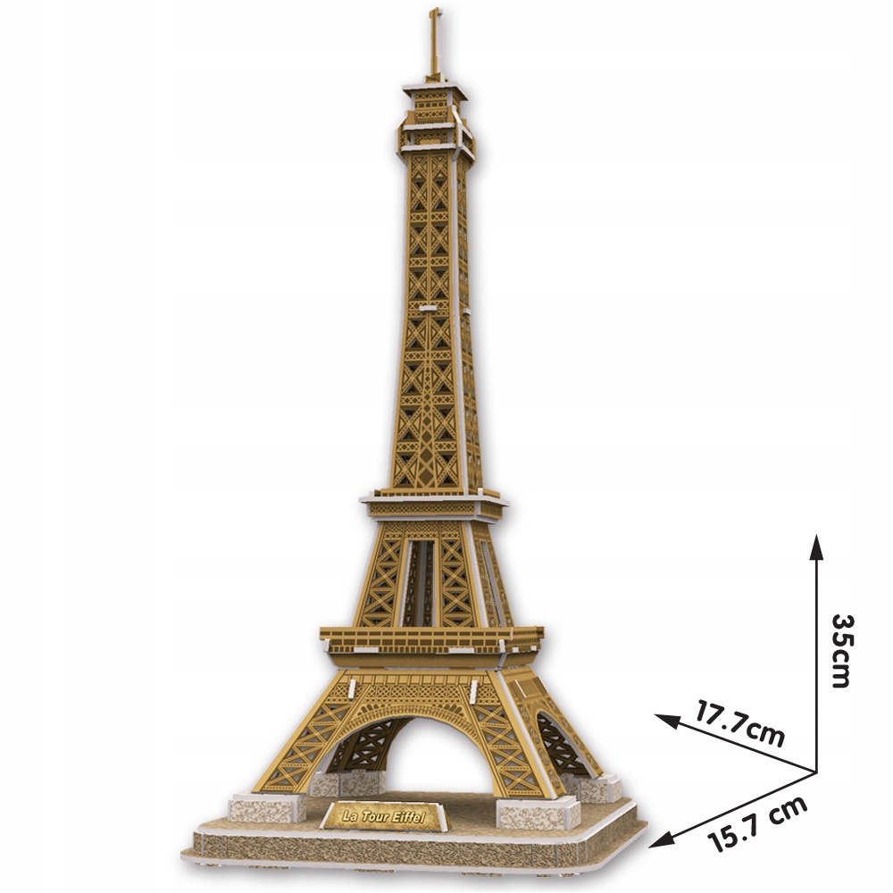 PUZZLE 3D WIEŻA EIFFEL"A 39EL.0442