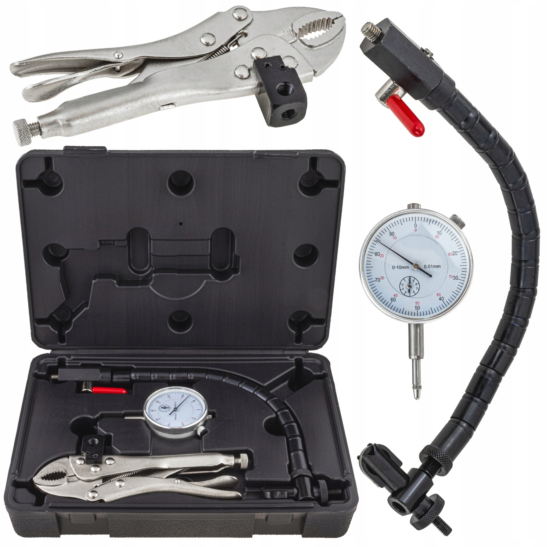 Czujnik Ze Statywem Elastycznym Do Bicia Tarcz Hamulcowych Szczypce Mors