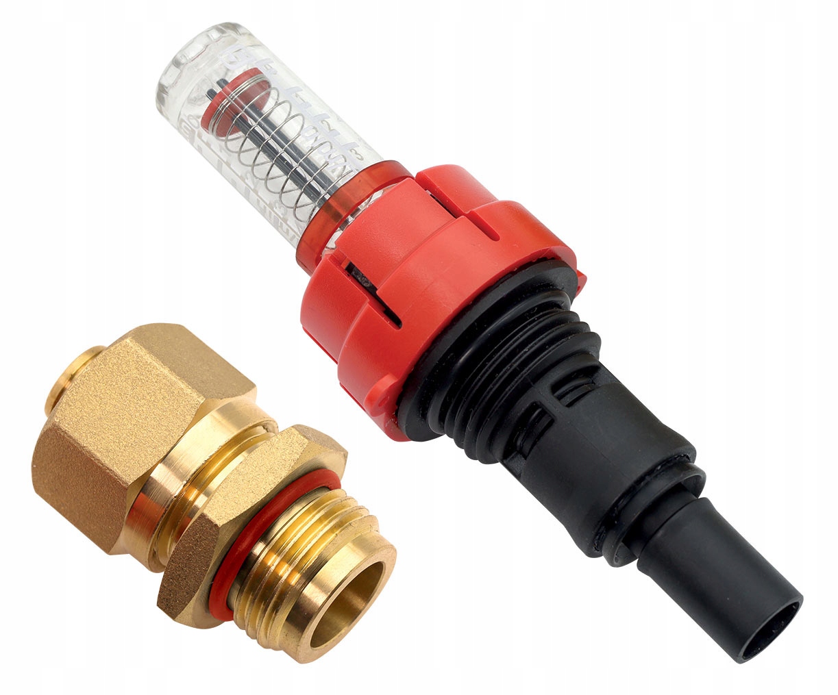 Sada Pre Rozdeľovač 39 MM: Prietokomer, Nypel 1-2"X1-2", Spojka