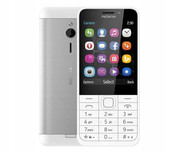 Мобильный телефон Nokia 230 16 МБ / 8 МБ 2G белый