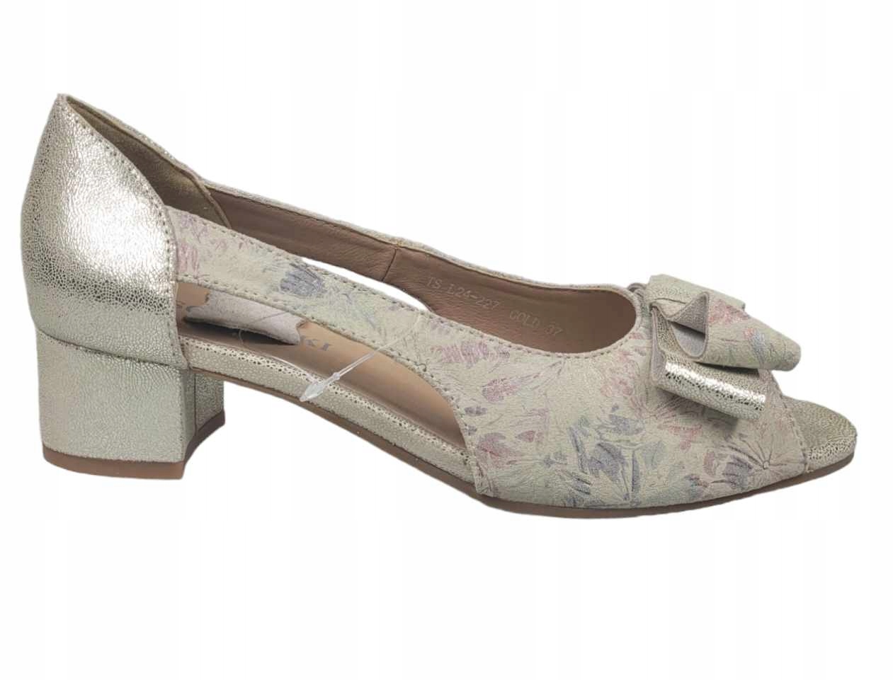 T.sokolski Sandály Ts L24-227 Béžová/zlatá vel. 36