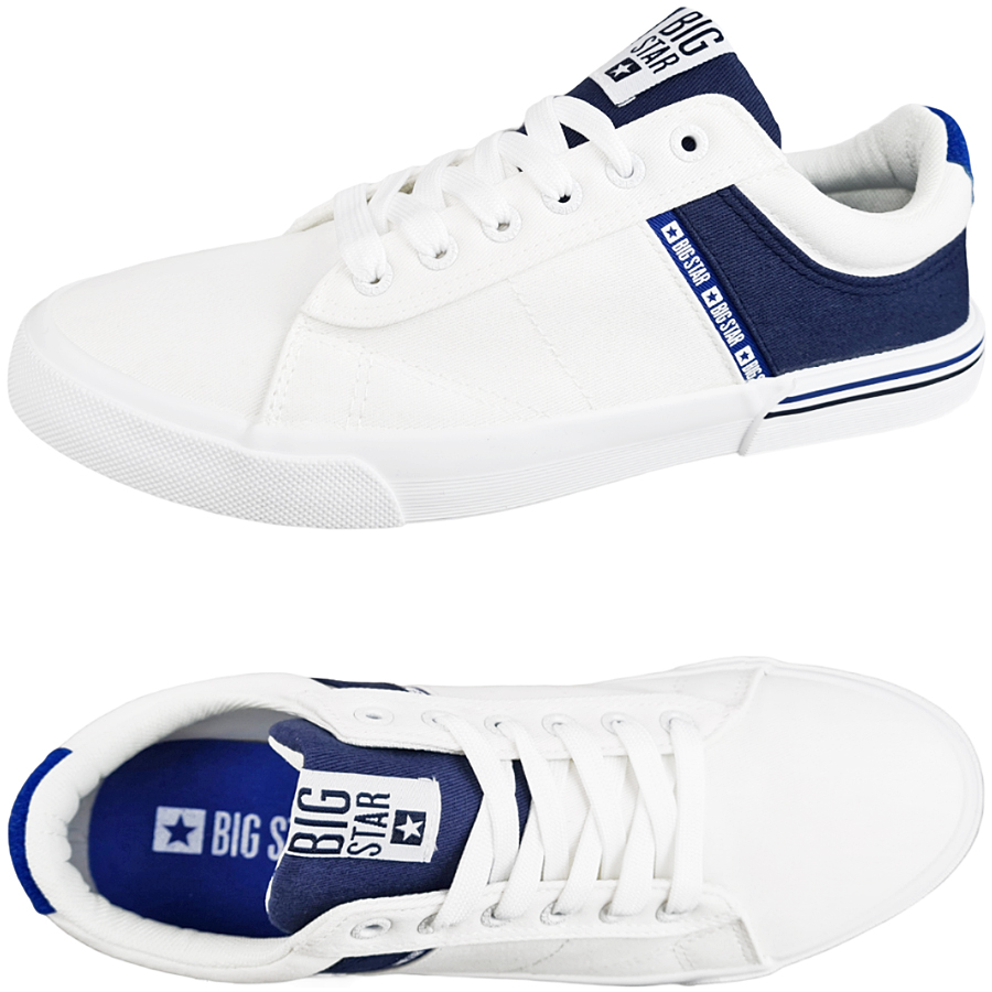 

Trampki Big Star buty męskie białe FF174136 41