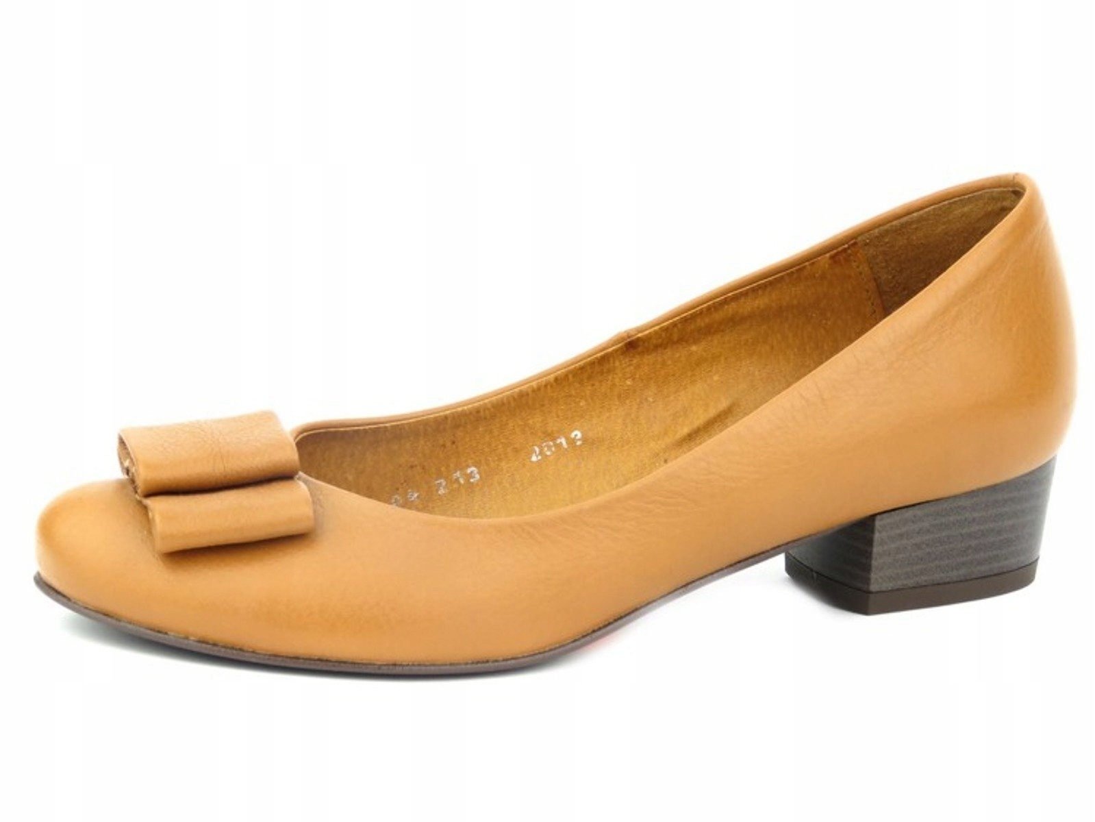 Červené lodičky baletní dámské kožené pantofle ploché pohodlné Kotyl 36