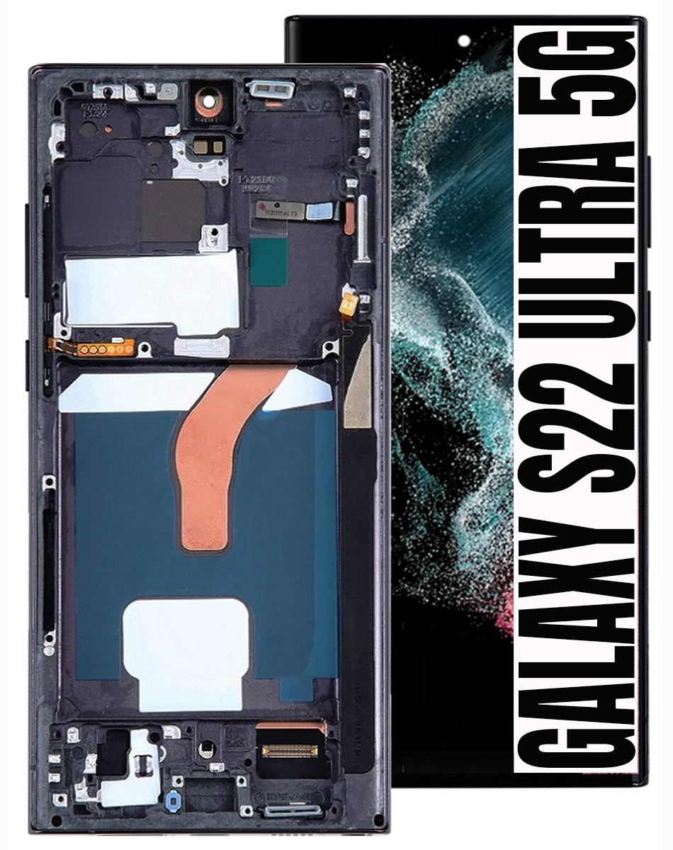 Displej Pro Samsung Galaxy S22 Ultra 5G S908 S908B Oled Displej Rámeček
