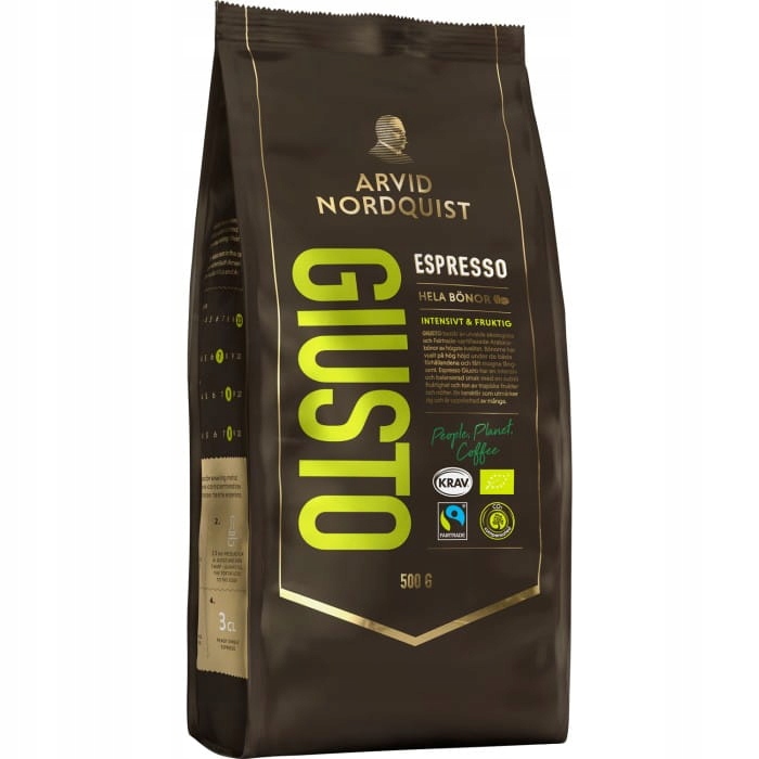 Levně Espresso Kávová Káva Arvid Nordquist Giusto 500 g.