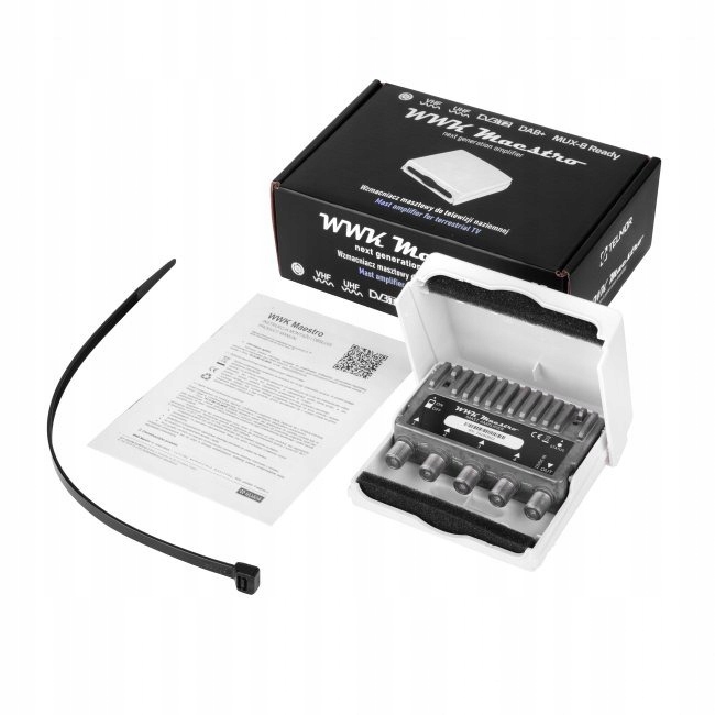 Kanálový zosilňovač s výhybkou DVB-T2 Uhf Vhf Combo Wwk Maestro