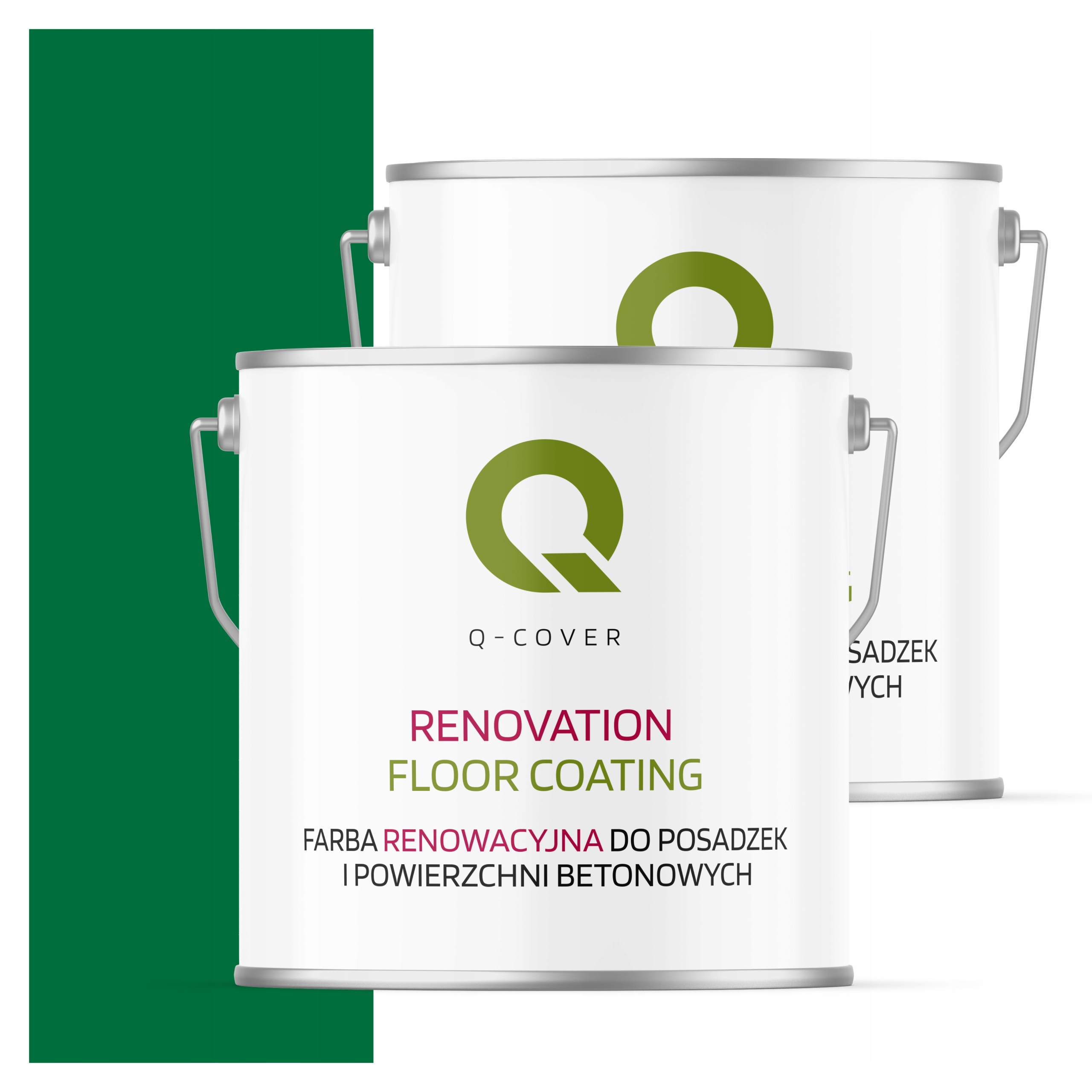 Ochranná farba na betónové podlahy Renovačná zelená 6029 Polomatná 5L