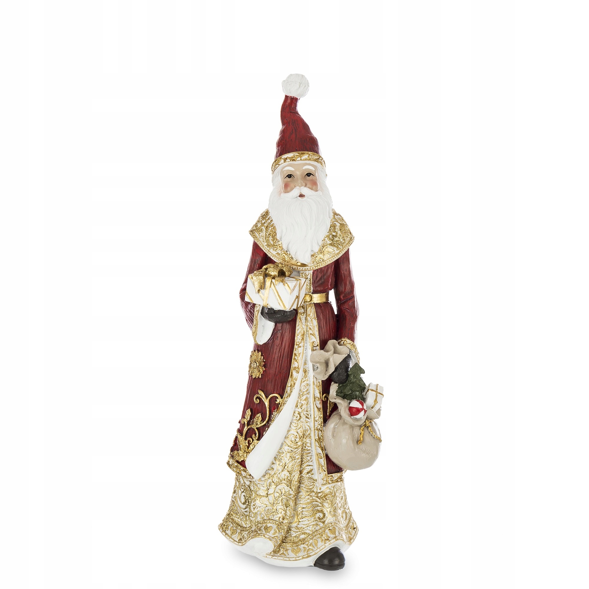 Vánoční figurka Mikuláš Hvězdor červeno-zlatá 35 cm159482 Art-pol