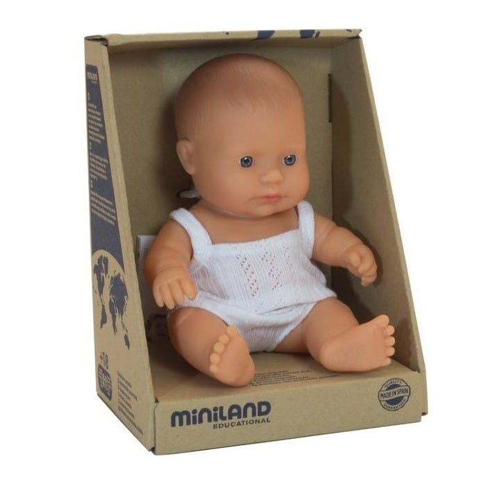 

Miniland Bobas Lalka chłopiec Europejczyk 21 cm