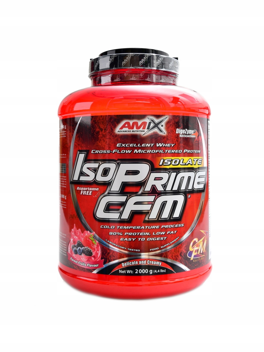 Amix Isoprime Cfm protein isolate 90 2000 g lesní plody