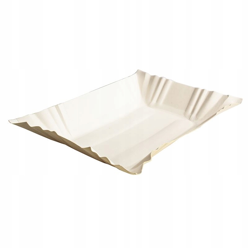 Tacka papierowa prostokątna 14x20cm 500szt Kolor biały