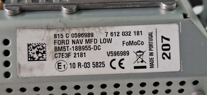 display navigation devices FORD FOCUS MK3 BM5T18B955DC