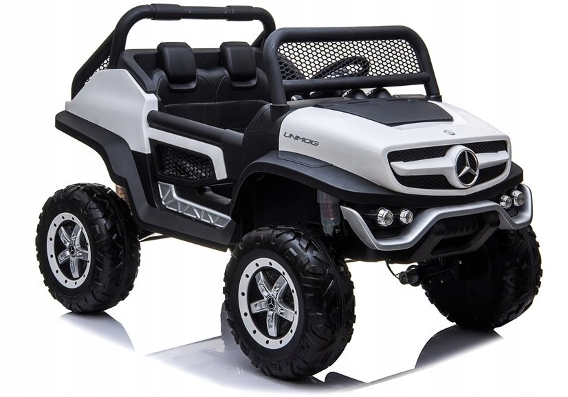 Auto na Akumulator Mercedes Unimog Biały Lean Cars