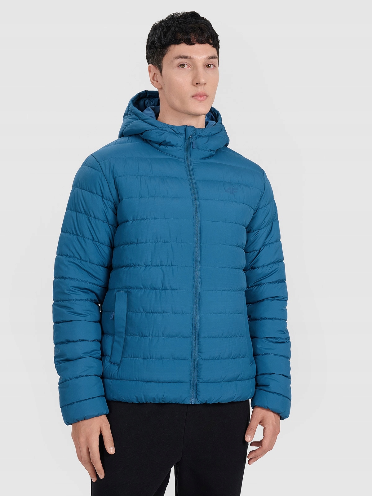 4F Pánská treková bunda Granátová L