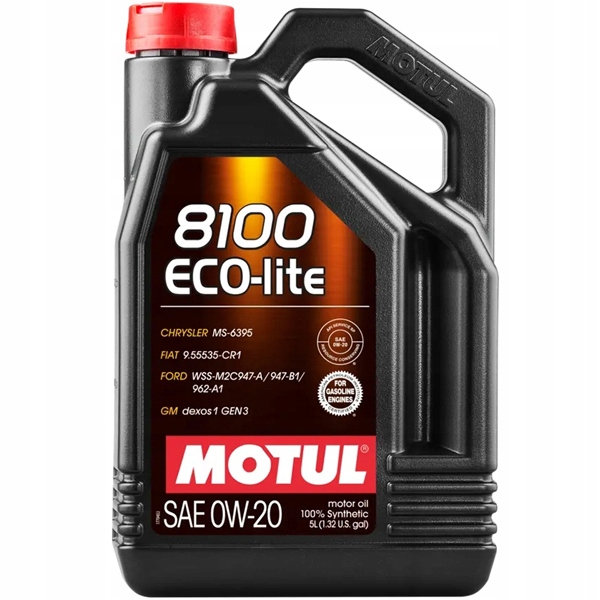 Motul 8100 Eco-lite 0W-20 5L